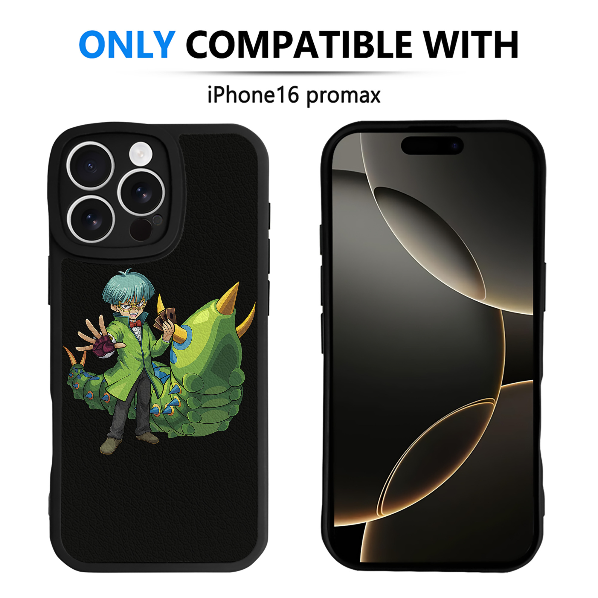遊☆戯☆王 Yu-Gi-Oh! 【iPhone 16シリーズ対応】シリコンスマホケース（レザー調） 材質：シリコン